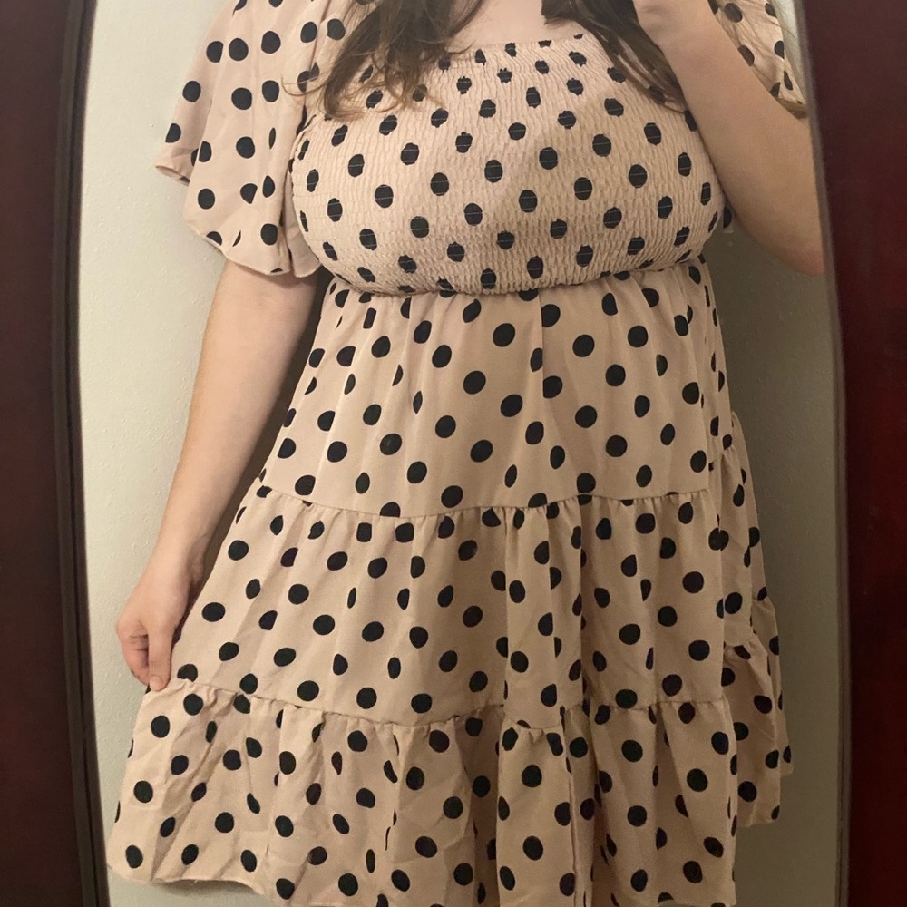 Polkadot Shein Plus Size Dress